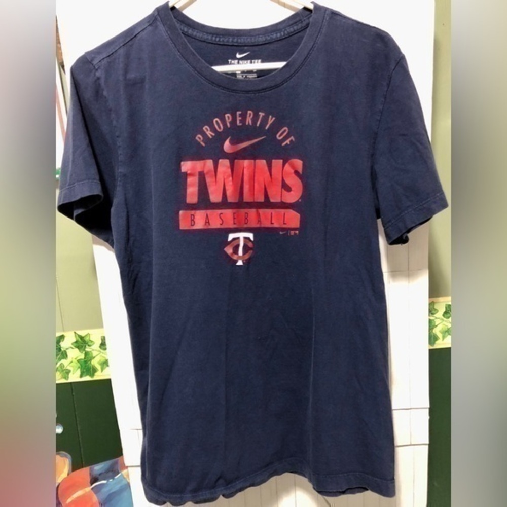🥀Nike MLB MN Twins Baseball navy & red T-shirt